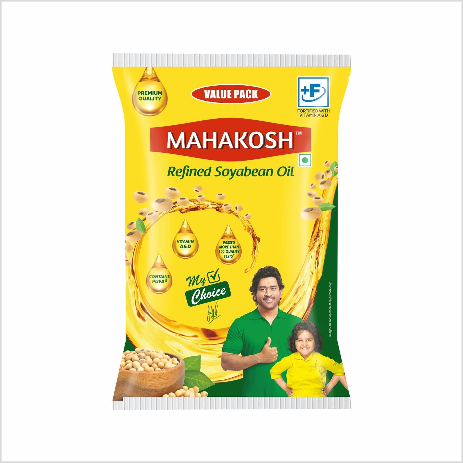 MAHAKOSH SOYA 750 G POUCH (1×12)