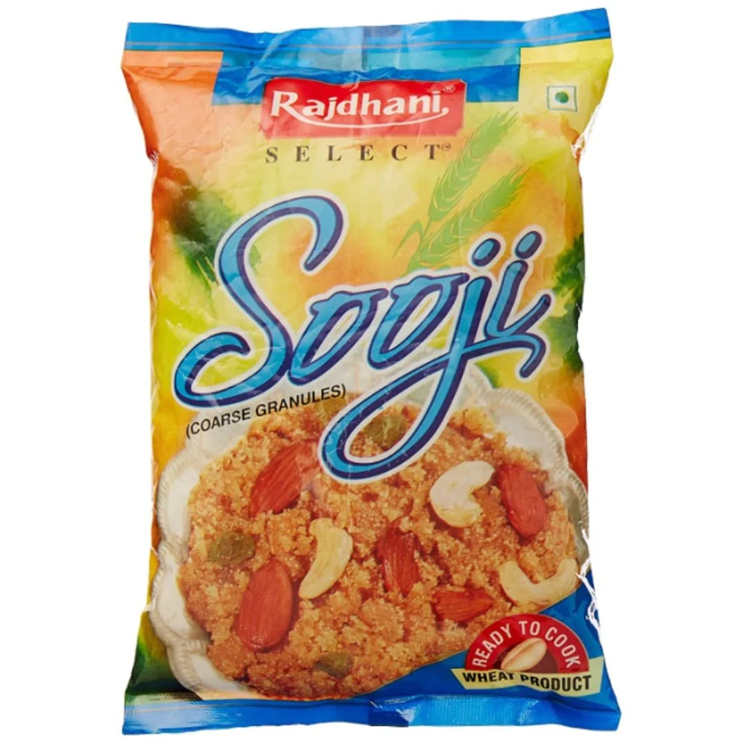 RAJDHANI   SOOJI 500 GM